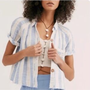 Free People – Away at Sea Striped Top​